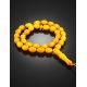 33 Honey Amber Islamic Rosary, image , picture 2