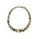 Dark Amber Ball Beaded Necklace The Meteor, image , picture 6