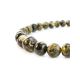 Dark Amber Ball Beaded Necklace The Meteor, image , picture 4