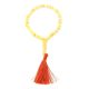33 Honey Amber Islamic Rosary Beads With Tassel, image , picture 3
