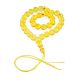 Lemon Amber Islamic Prayer Beads, image , picture 3