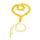 33 Lemon Amber Ball Beaded Islamic Rosary, image , picture 3