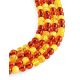 Multicolor Amber Ball Beaded Rope Necklace, image , picture 3
