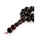 17 Cherry Amber Muslim Prayer Beads, image , picture 3