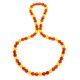 Two-Toned Amber Ball Beaded Necklace, image , picture 4