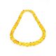 Lemon Amber Ball Beaded Necklace, image , picture 3