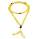 Honey Amber Buddhist Prayer Beads With Dangle, image , picture 3