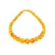 Classic Amber Ball Beaded Necklace, image , picture 3