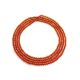 Extra Long Cognac Amber Beaded Necklace, image , picture 3