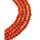 Extra Long Cognac Amber Beaded Necklace, image , picture 4