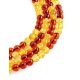 Two-Toned Amber Rope Necklace, image , picture 6