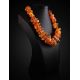 Bold Raw Amber Beaded Necklace, image , picture 2