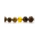 Multicolor Large-To-Small Amber Beaded Necklace, image , picture 6
