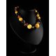 Exclusive Multicolor Amber Ball Beaded Necklace, image , picture 3