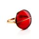 Round Amber Golden Ring The Sangria, Ring Size: 8 / 18, image , picture 4
