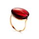 Round Amber Golden Ring The Sangria, Ring Size: 8 / 18, image , picture 6
