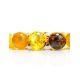 Bold Multicolor Amber Ball Beaded Necklace, image , picture 5