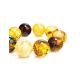 Bold Multicolor Amber Ball Beaded Necklace, image , picture 7