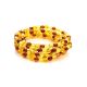 Multicolor Amber Beaded Stretch Necklace, image , picture 3