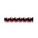 Dark Cherry Amber Ball Beaded Necklace, image , picture 3