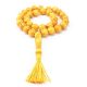 Vintage Style Honey Amber Islamic Prayer Beads With Tassel, image 