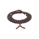 108 Dark Cherry Amber Mala Beads With Dangle, image 