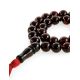 Dark Cherry Amber Islamic Prayer Beads, image 