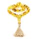33 Lemon Amber Islamic Rosary With Tassel, image 