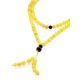 Honey Amber Buddhist Prayer Beads With Dangle, image 