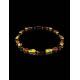 Faceted Multicolor Amber Beaded Necklace, image , picture 5