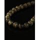 Black Amber Ball Beaded Necklace The Meteor, image , picture 2