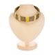 Wooden Choker With Honey Amber And Silver The Indonesia, image 