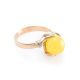 Cute Honey Amber Golden Ring The Goddess, Ring Size: 12 / 21.5, image 