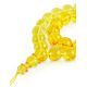 33 Lemon Amber Muslim Prayer Beads, image 