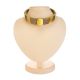 Wooden Choker Necklace With Honey Amber And Silver The Indonesia, image 