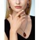 Cognac Amber Cocktail Ring In Sterling Silver The Luxor, Ring Size: 6 / 16.5, image , picture 4