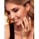 Bold Cognac Amber Ring In Silver The Pegasus, Ring Size: 9.5 / 19.5, image , picture 2