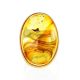 Bold Amber Gold Plated Ring With Inclusions The Clio, Ring Size: Adjustable, image , picture 3