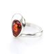 Sterling Silver Ring With Amber Stone The Orion, Ring Size: 11.5 / 21, image , picture 4