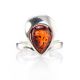Sterling Silver Ring With Amber Stone The Orion, Ring Size: 5.5 / 16, image , picture 3