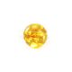 Silver Ring With Luminous Ball Shaped Amber The Jupiter, Ring Size: 11.5 / 21, image , picture 3