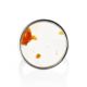 Designer Silver Adjustable Ring With White Amber, Ring Size: Adjustable, image , picture 3