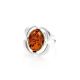 Refined Amber Ring In Sterling Silver The Violet, Ring Size: 11.5 / 21, image , picture 3