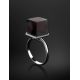 Silver Ring With Cherry Amber The Sugar, Ring Size: Adjustable, image , picture 2