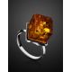 Lemon Amber Adjustable Ring The Sugar, Ring Size: Adjustable, image , picture 2