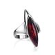 Cherry Amber Ring In Sterling Silver The Gaudi, Ring Size: 8.5 / 18.5, image , picture 4