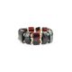 Dark Amber Elastic Ring, Ring Size: Adjustable, image , picture 3