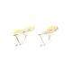 Charming Silver Earrings With Honey Amber The Flora, image , picture 4