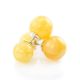 Honey Amber Stud Earrings The Paris, image , picture 3