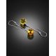 Amber Silver Dangles With Insect Inclusions The Clio, image , picture 2
